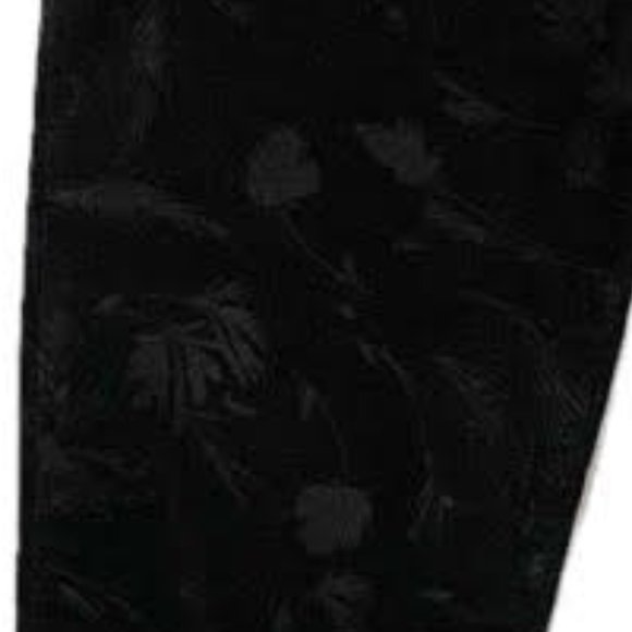 J Brand For Neiman Marcus Velvet Brocade Black Fleur Pants - Picture 4 of 10